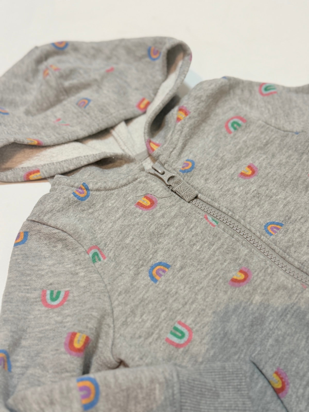 Cat & Jack Rainbow Zip Hoodie 2T