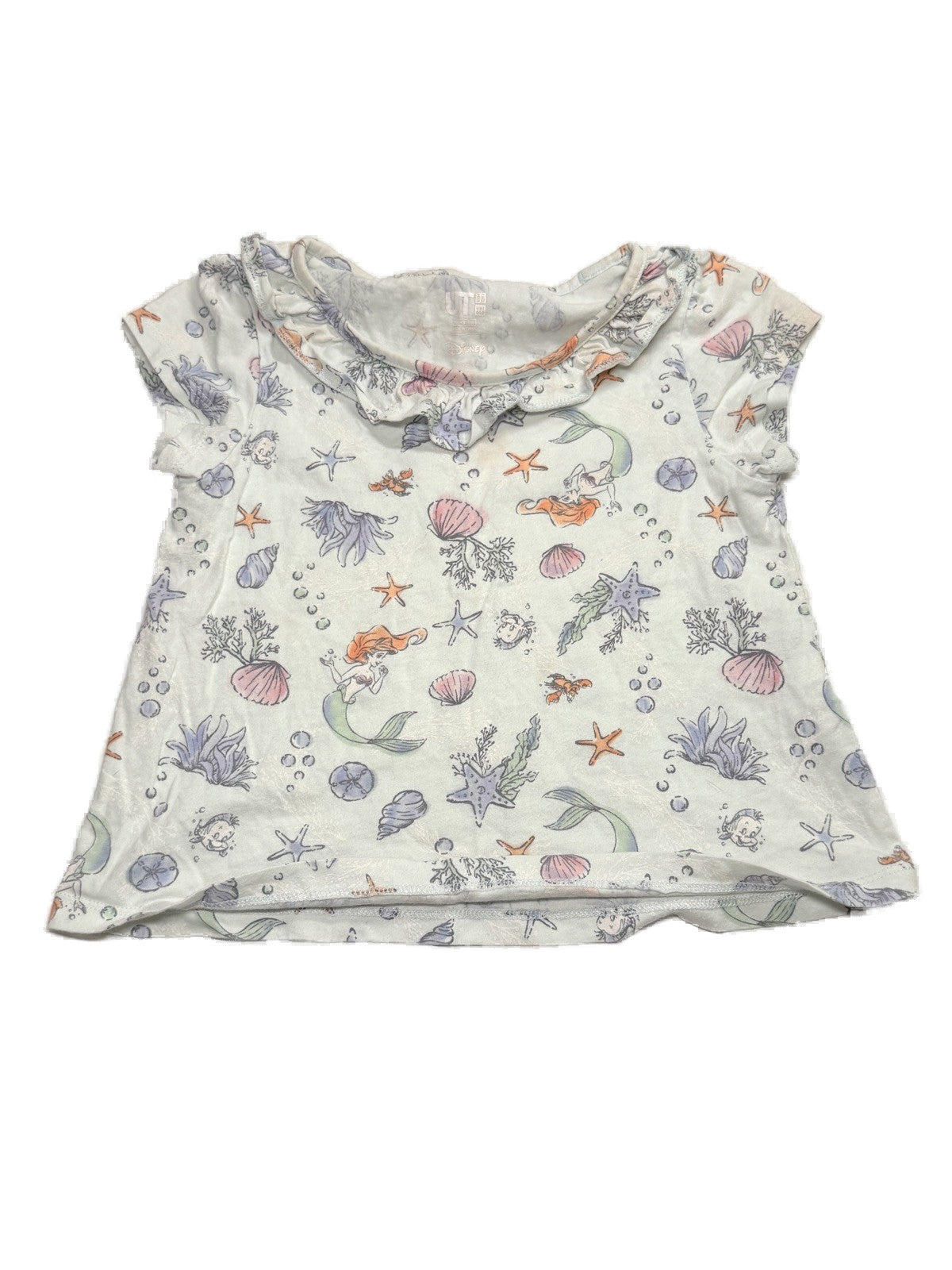 Uniqlo UT Disney Little Mermaid T-Shirt Size 3