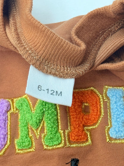 Pumpkin Halloween Long Sleeve Bodysuit 6-12M