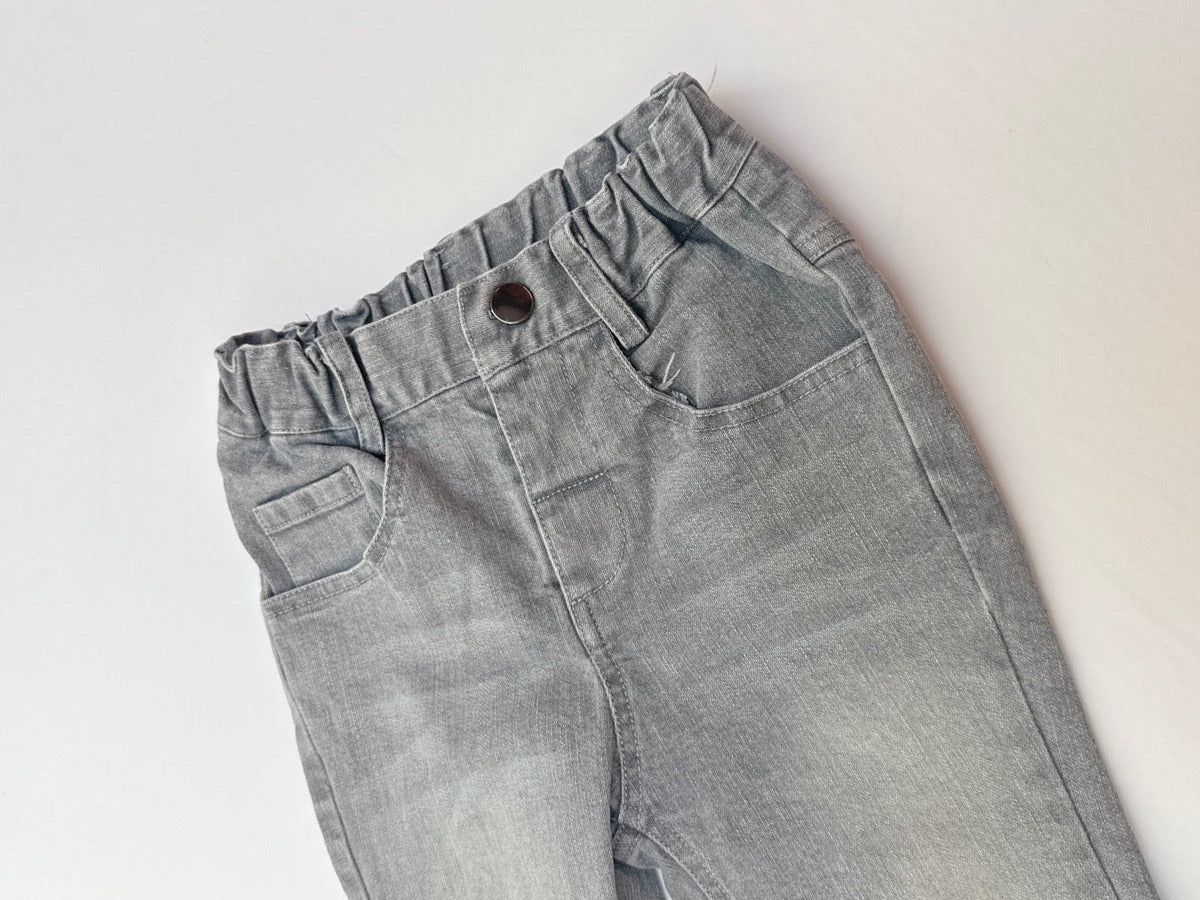 C'est La Vie Gray Denim Jogger Jeans 12m