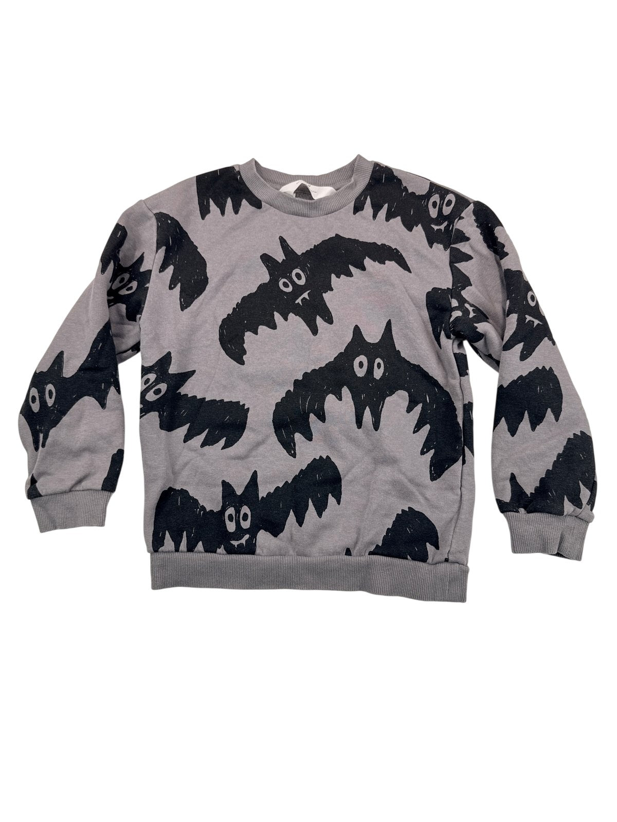 H&M Bat Print Gray Sweatshirt Size 5T/6