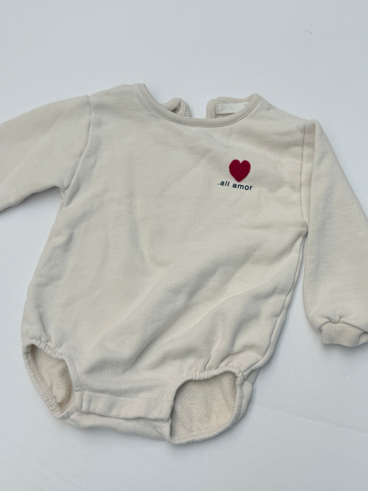 Zara All Amor Heart Romper 9-12M