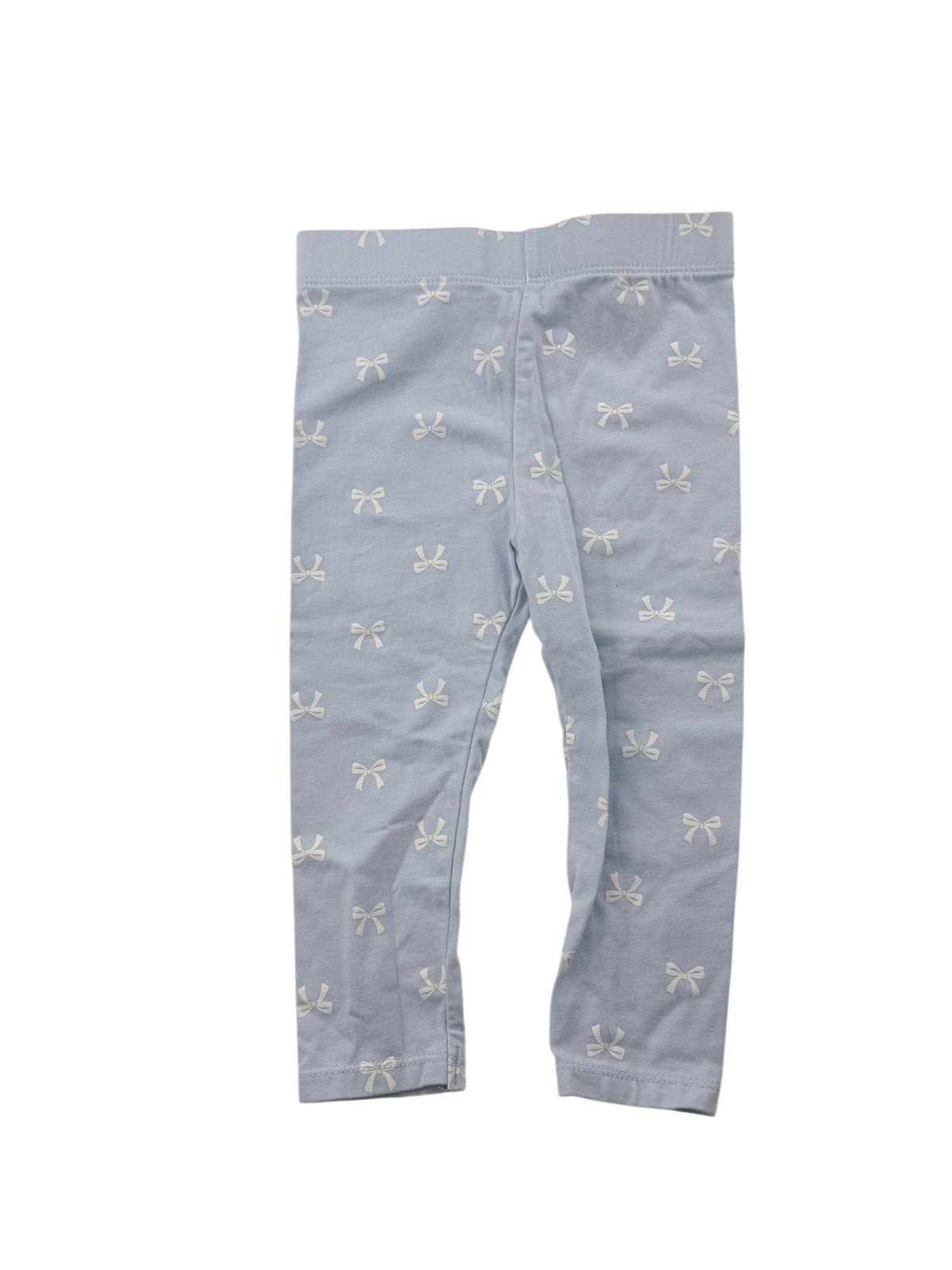 Joe Fresh Blue Bow Print Leggings 12-18M