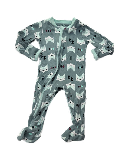 Zippy Jamz Fox Print Footed Sleeper 0-3M