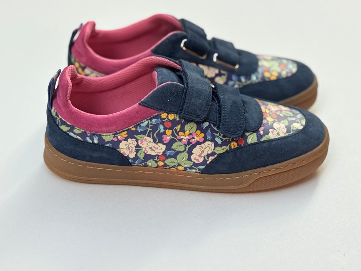 Mini Boden Floral Sneakers Size 32