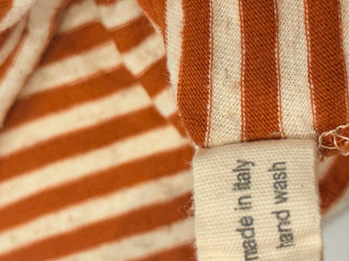 Boo Striped Tank Top Size 3-6m
