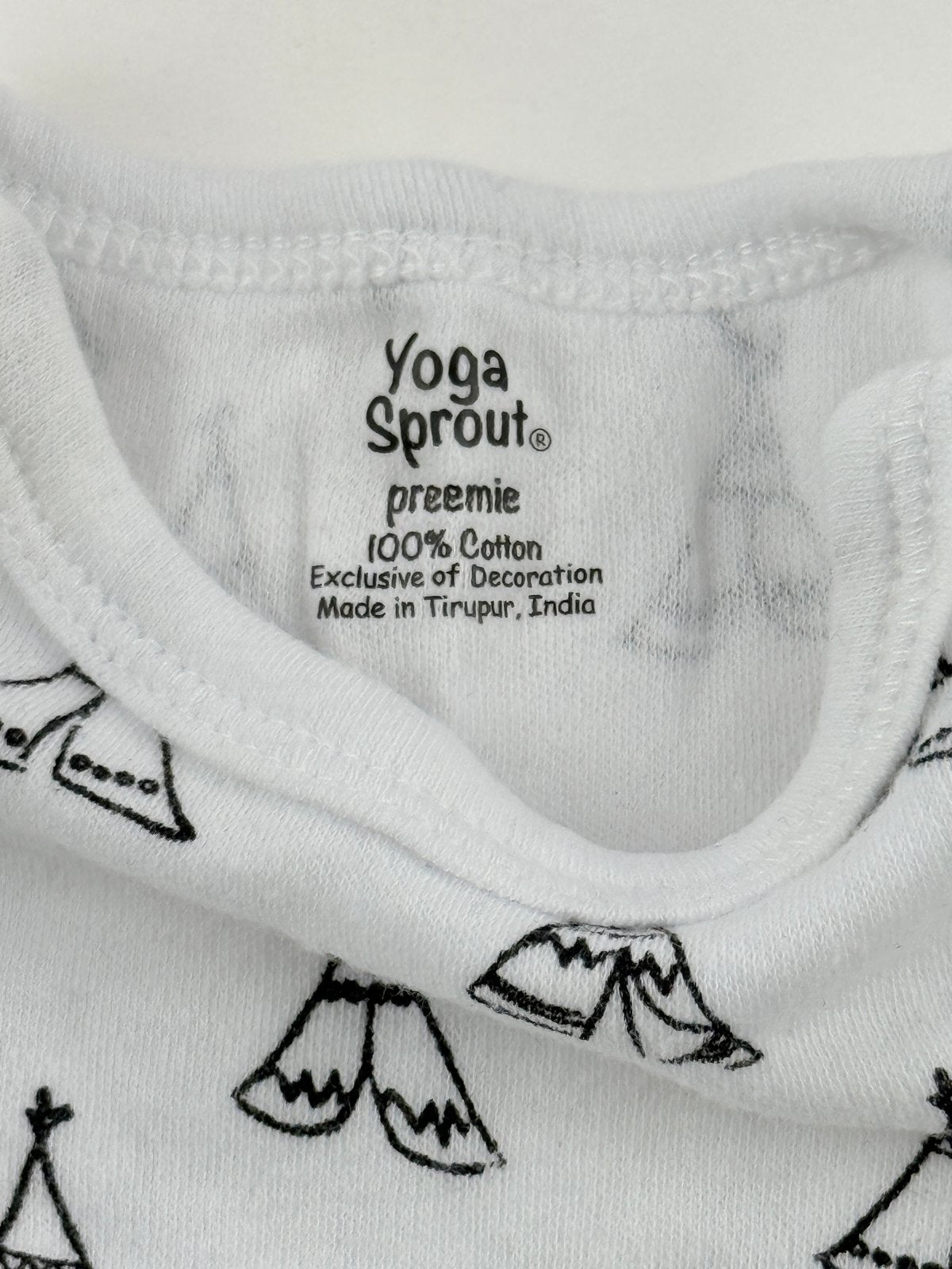 Yoga Sprout Teepee Long Sleep Gown Preemie