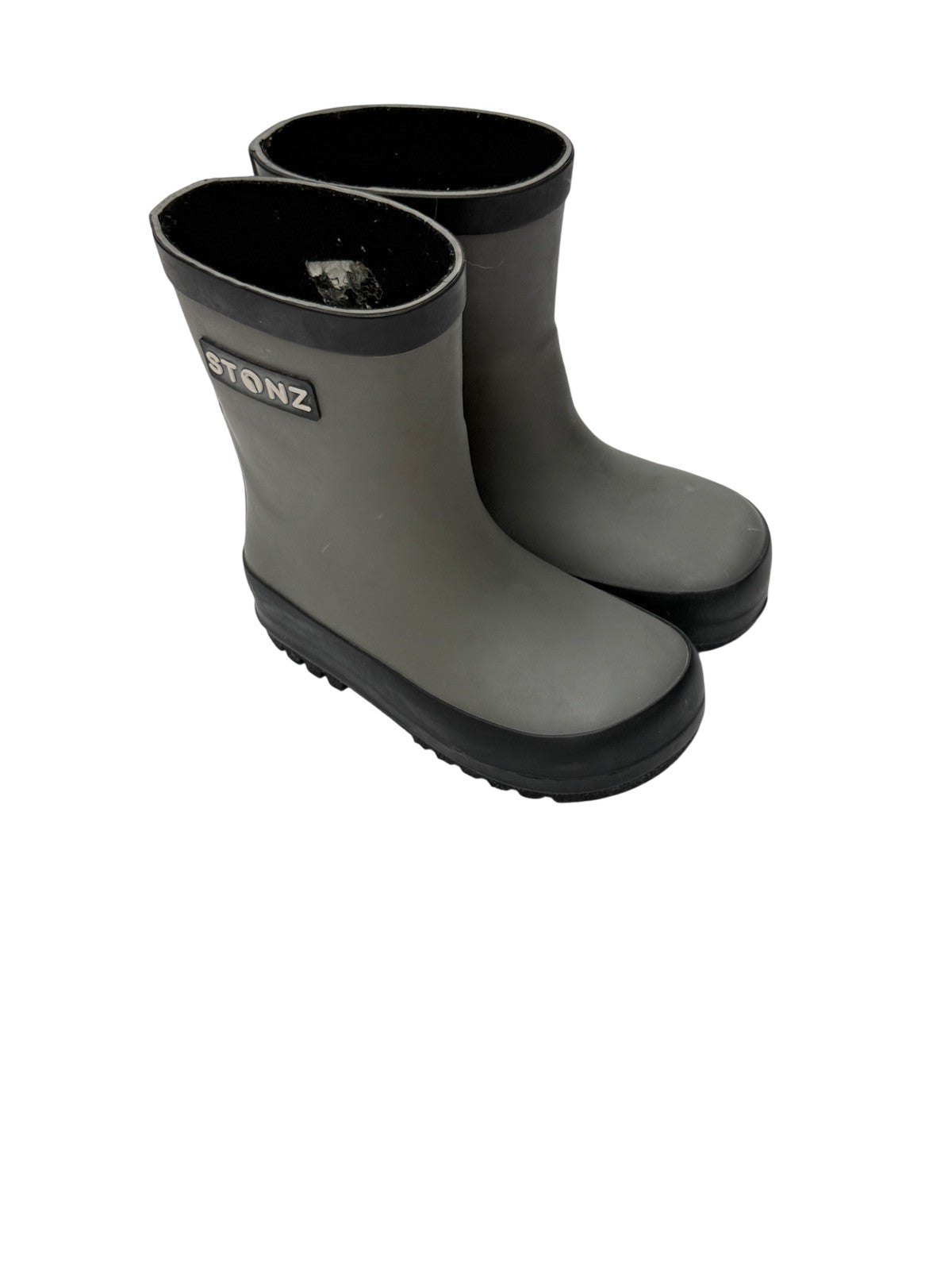 Stonz Rain Boots Toddler Grey with Liners US6