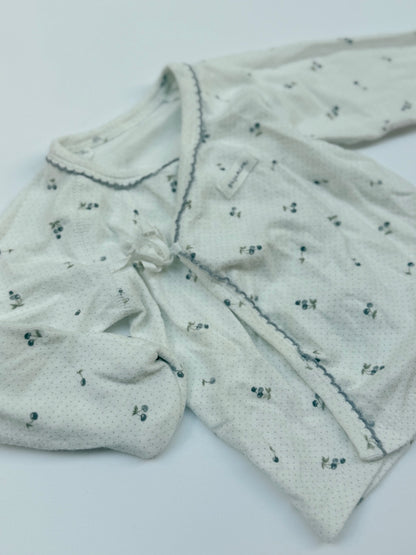 Susu & Cra Cherry Print Cardigan Size 70