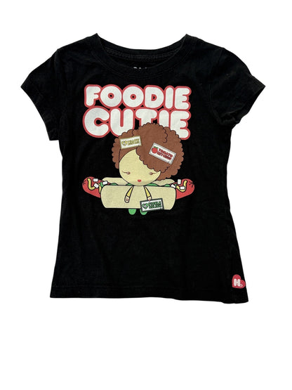 Harajuku Lovers Foodie Cutie Black Tee Size 4
