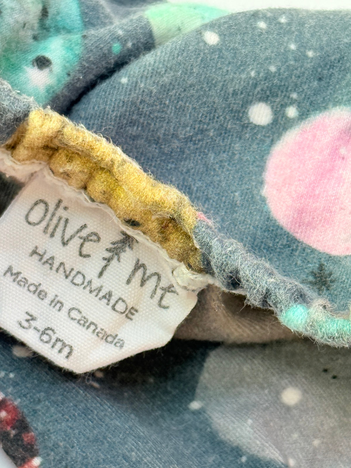 Olive & Me Galaxy Planets Jogger Pants 3-6m