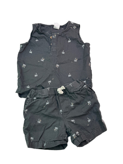 Carter's Palm Tree Tank & Shorts Set 6-9m