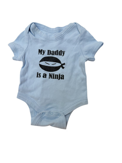 Cafe Press My Daddy is a Ninja Onesie 3-6M