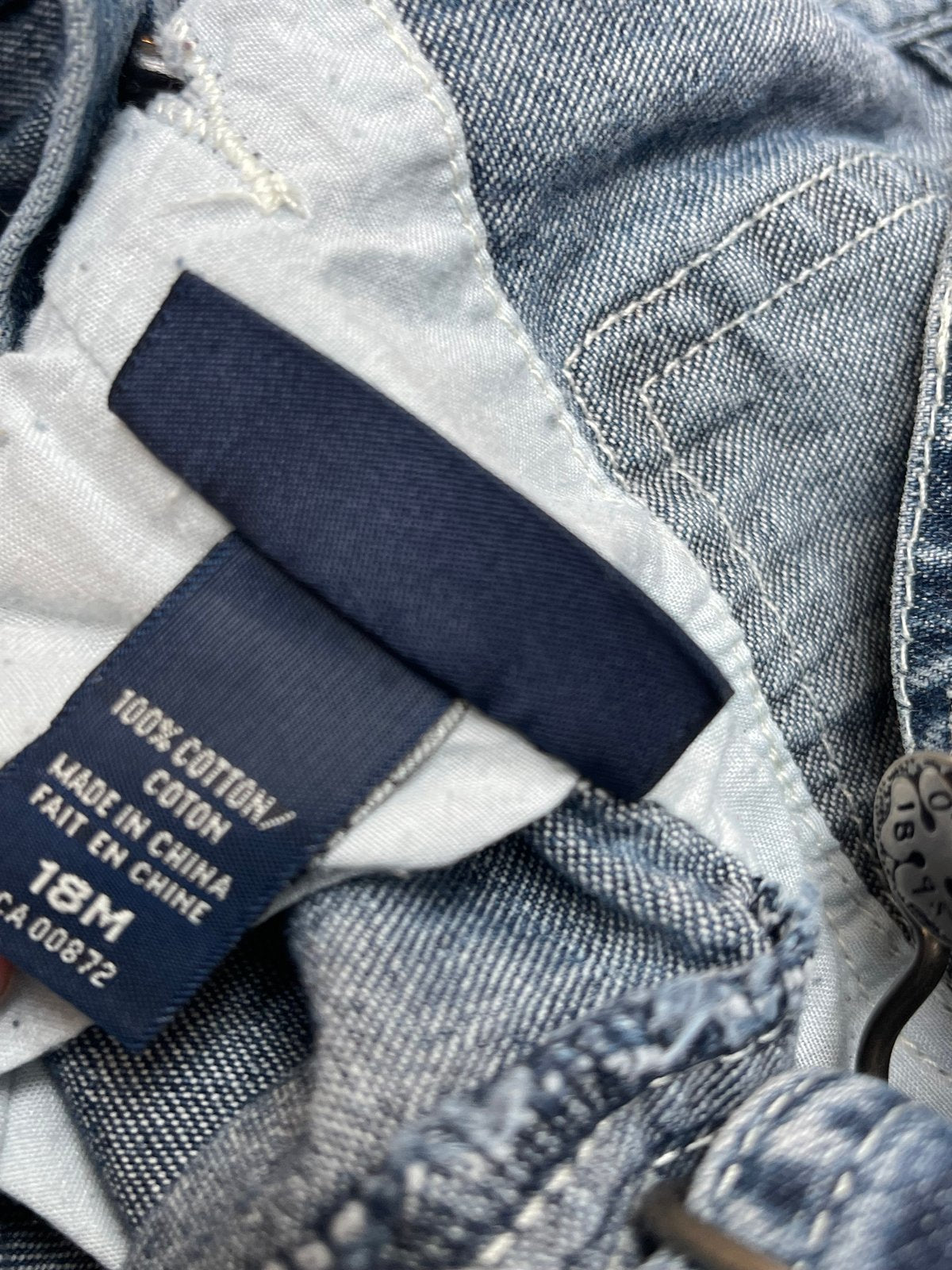 OshKosh Denim Overalls 18M