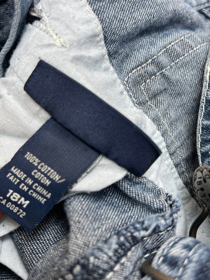 OshKosh Denim Overalls 18M