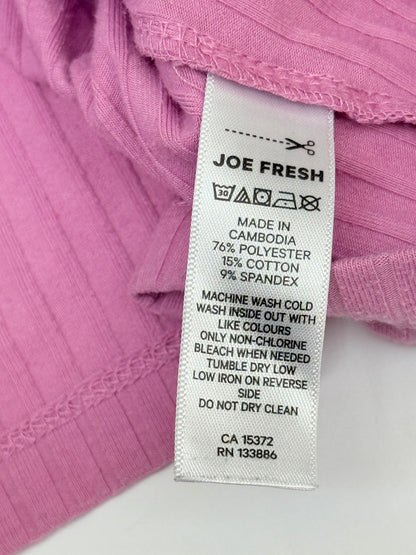 Joe Fresh Pink Ribbed T-Shirt 4T