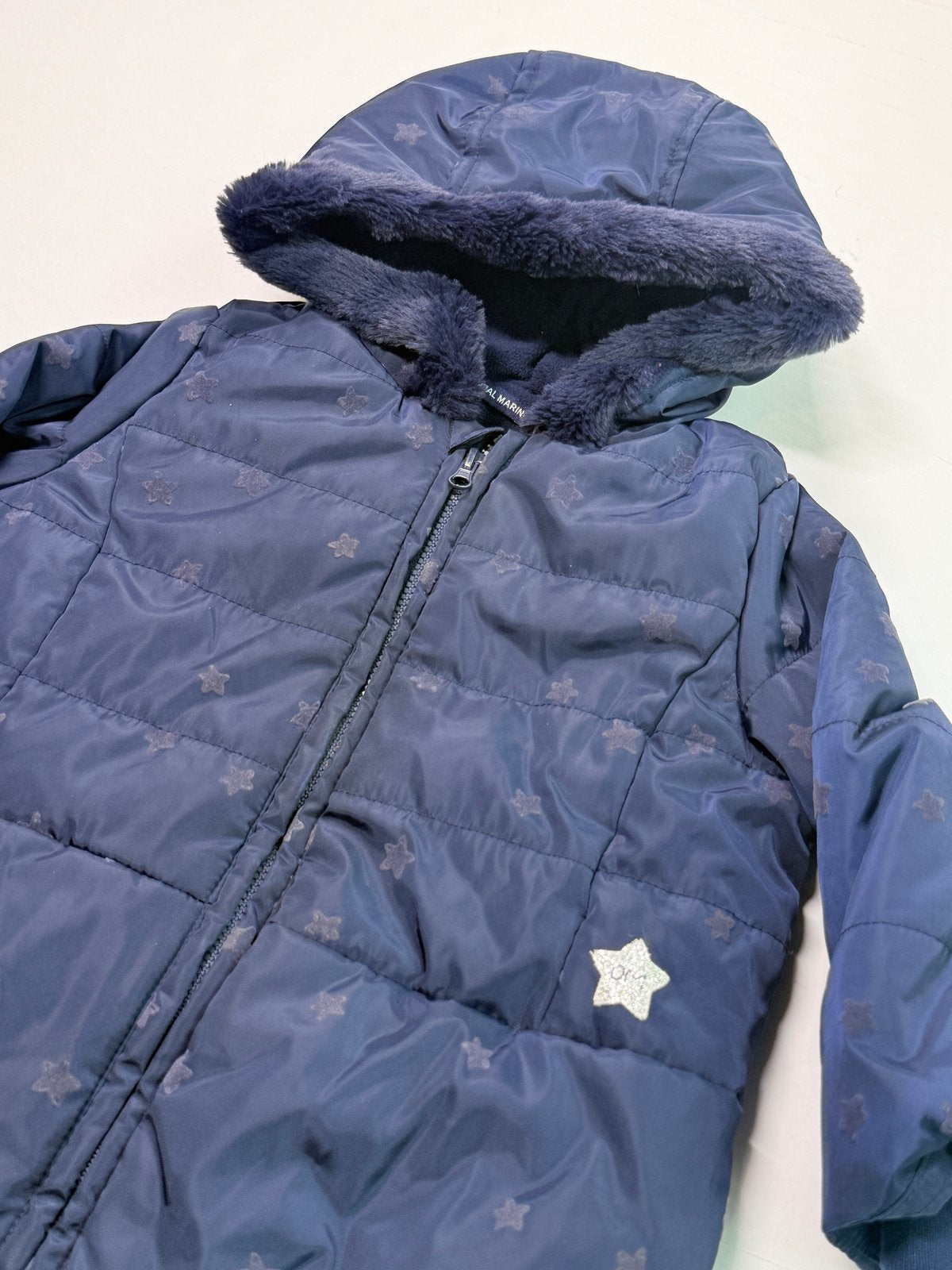 Original Marines Navy Star Puffer Coat