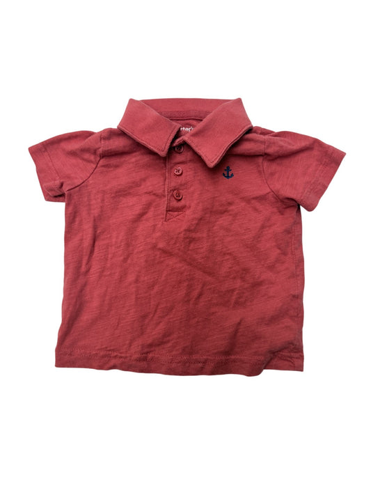 Carter's Red Anchor Polo Shirt 6M