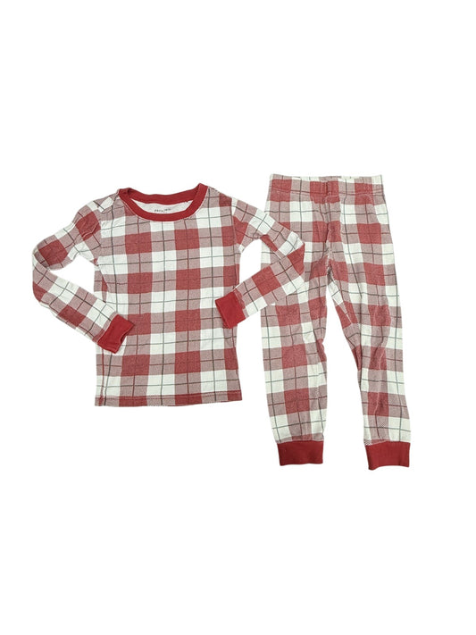 Petit Lem Plaid Pajama Set Size 4