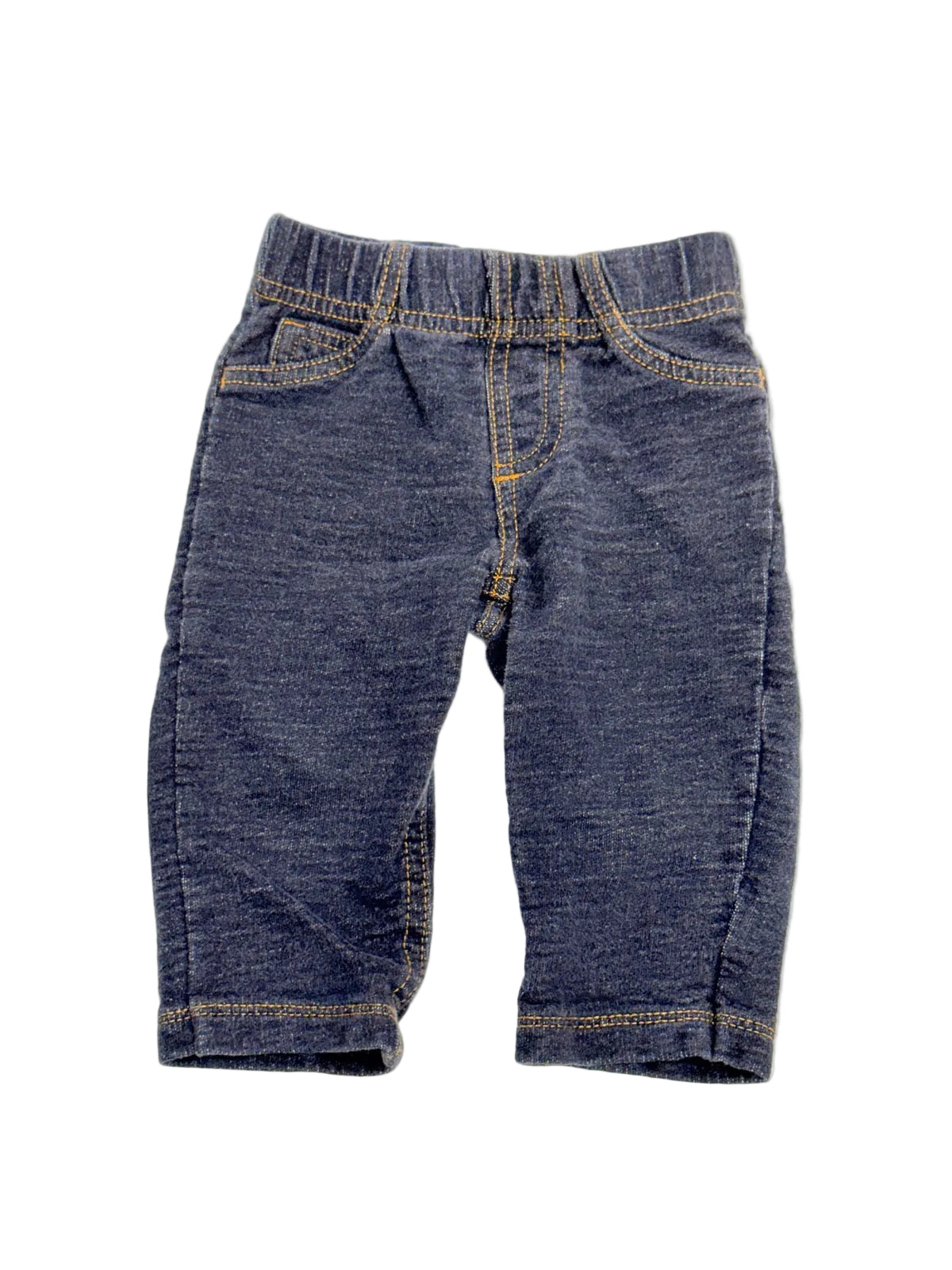 Carter's Navy Denim-Look Pants 6m