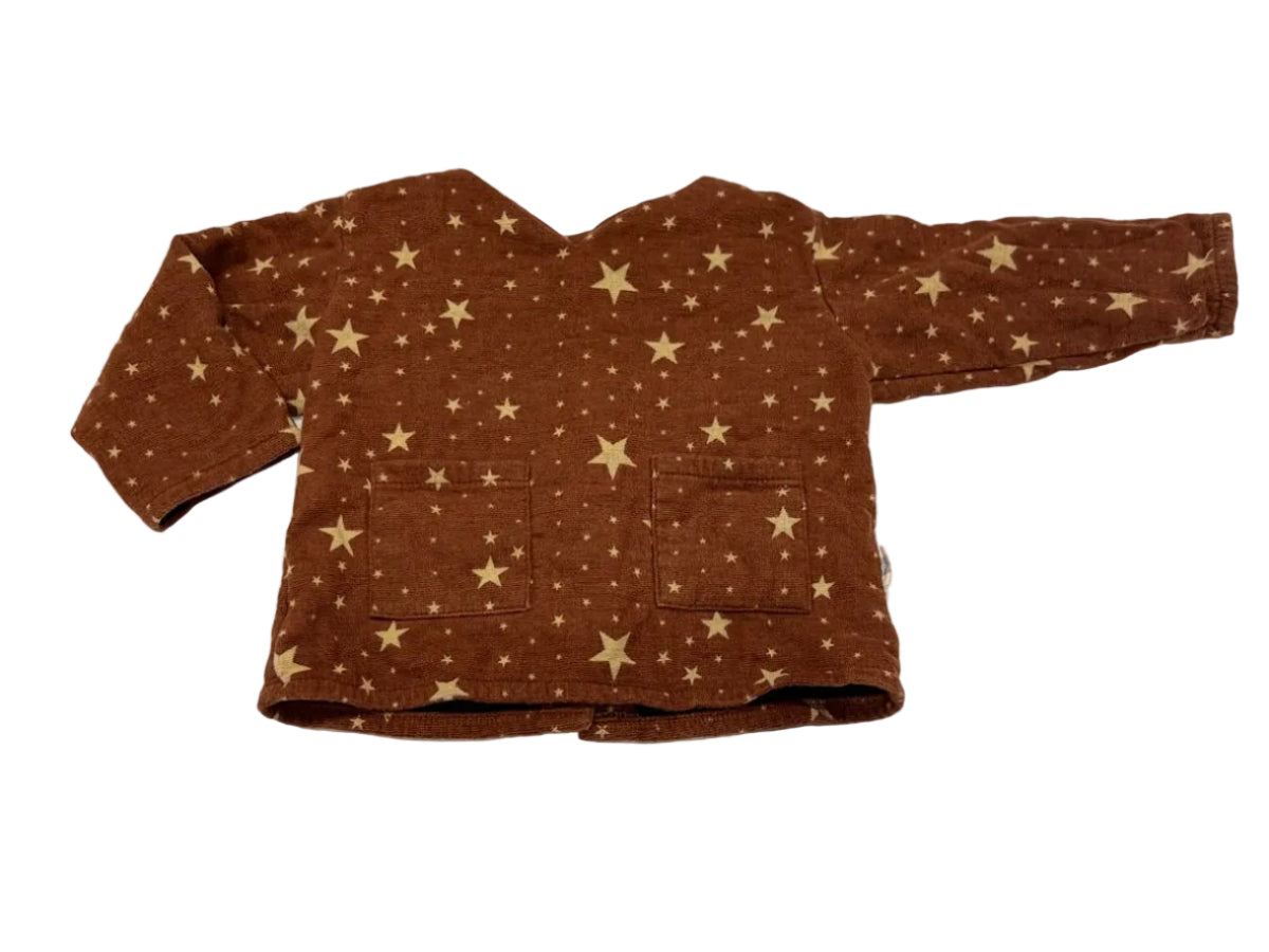 Lilliamo Star Print Fleece Lined Top 12-18m