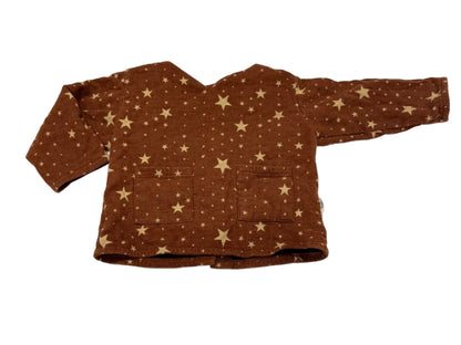 Lilliamo Star Print Fleece Lined Top 12-18m