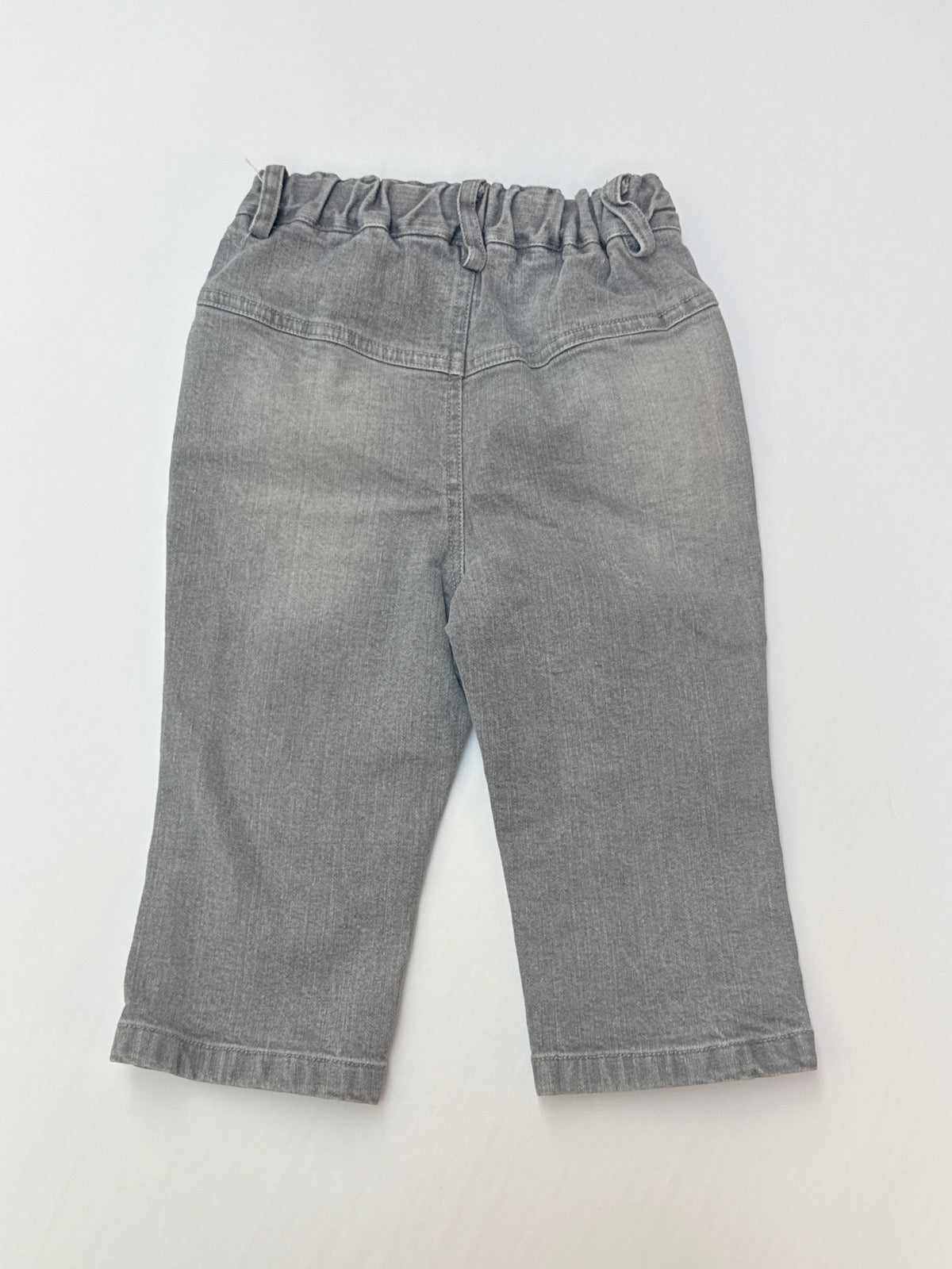C'est La Vie Gray Denim Jogger Jeans 12m