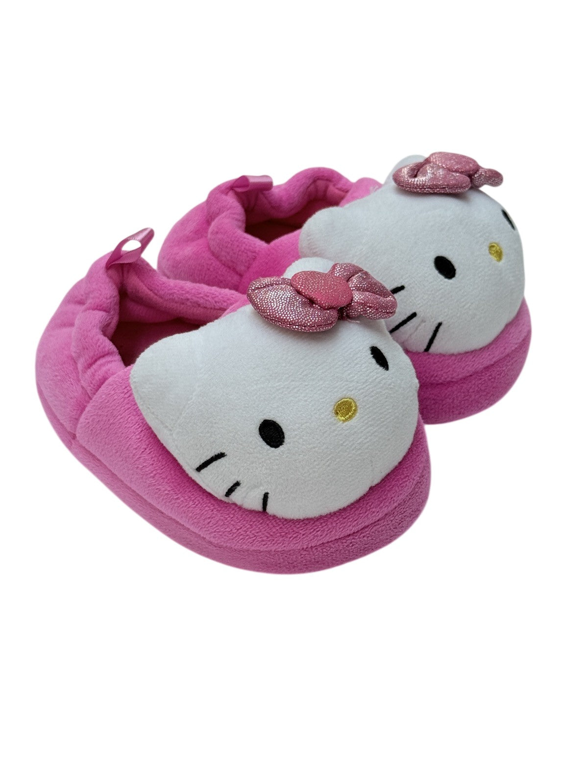 Hello Kitty Pink Plush Slippers Size 5/6