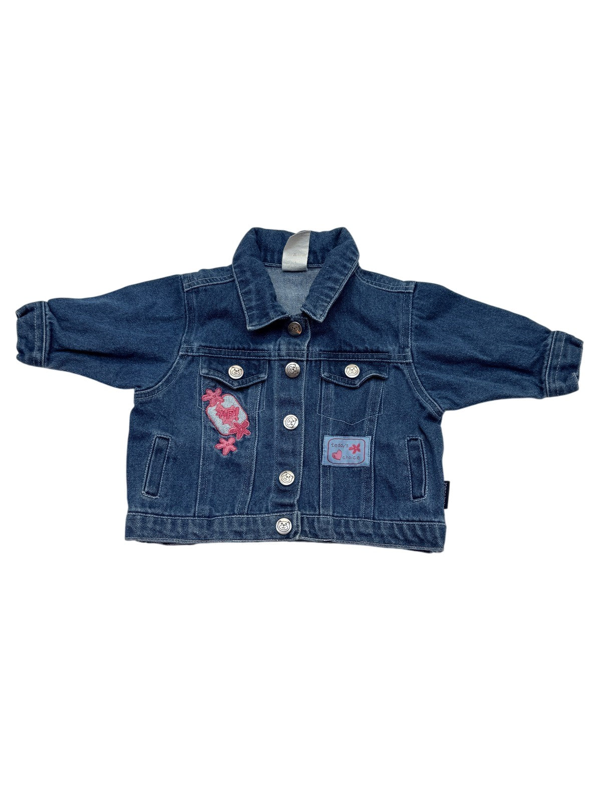 Teddy's Choice PopGirls Denim Jacket Size 3-6m
