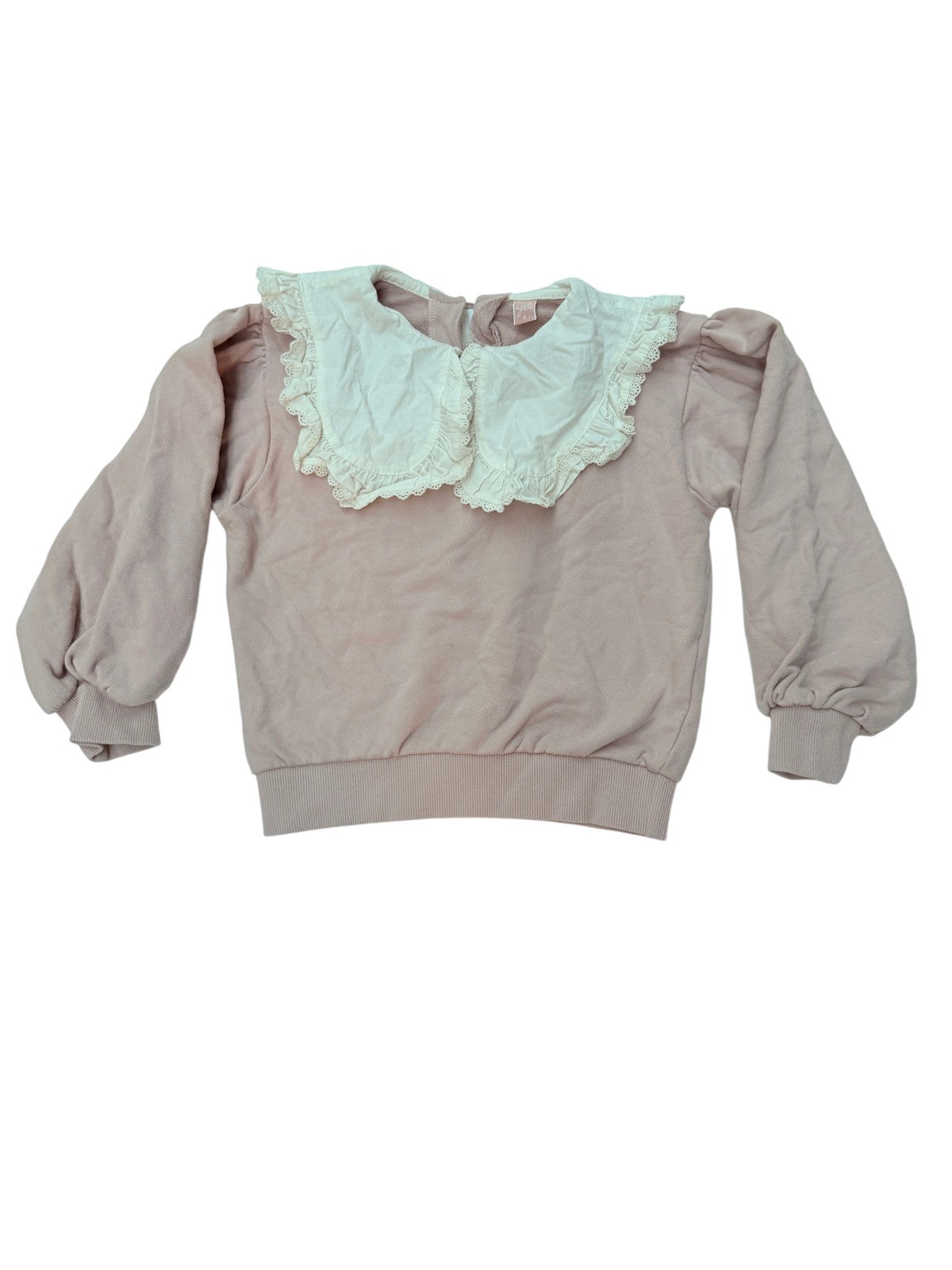 Flo Pink Lace Collar Sweatshirt 13