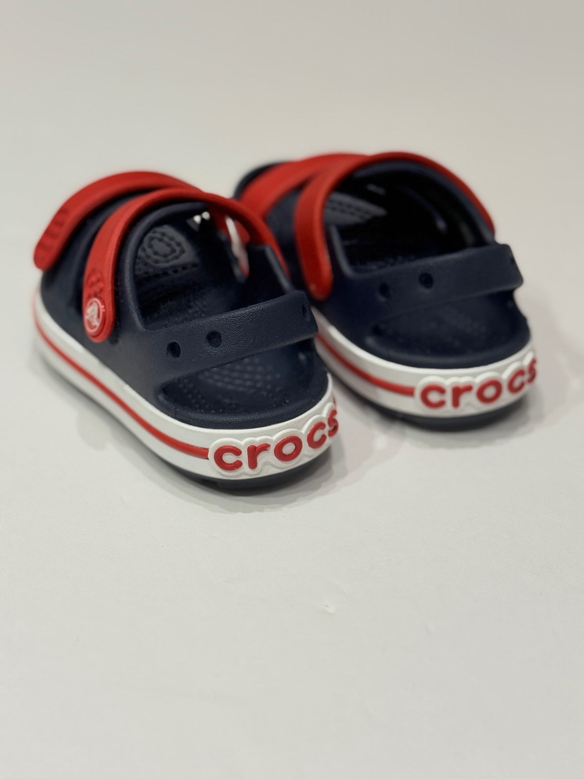 Crocs Crocband Cruiser Toddler Sandal Navy Red US6