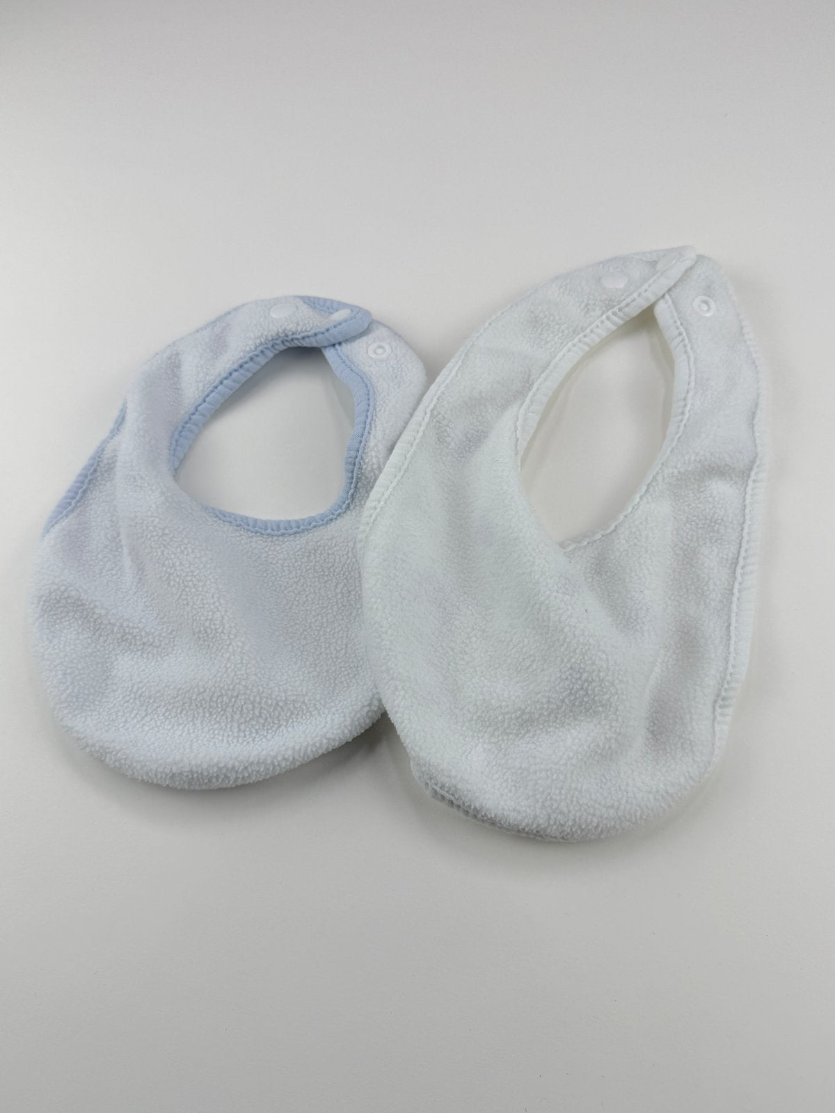 Baby Muslin Snap Bibs Blue Stars Planets 2-Pack 0-6M