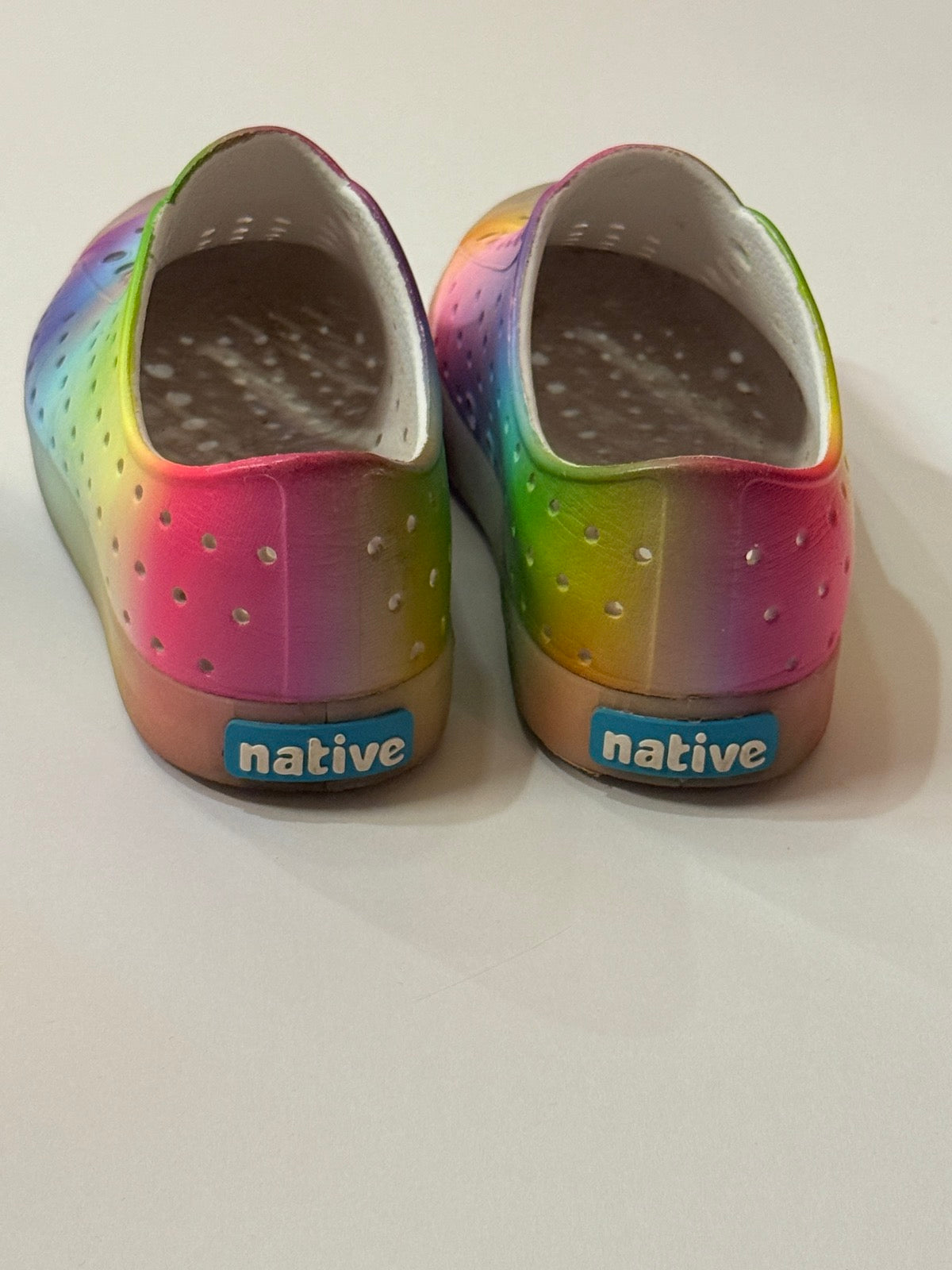 Native Jefferson Rainbow Slip-On Shoes C13