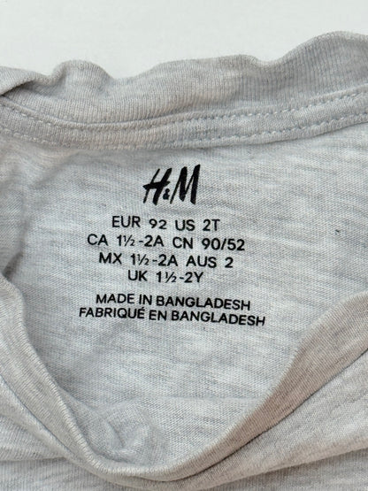 H&M Gray Long Sleeve T-Shirt 2T
