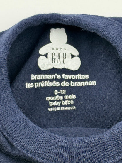 baby GAP Navy Pocket Bodysuit 6-12M