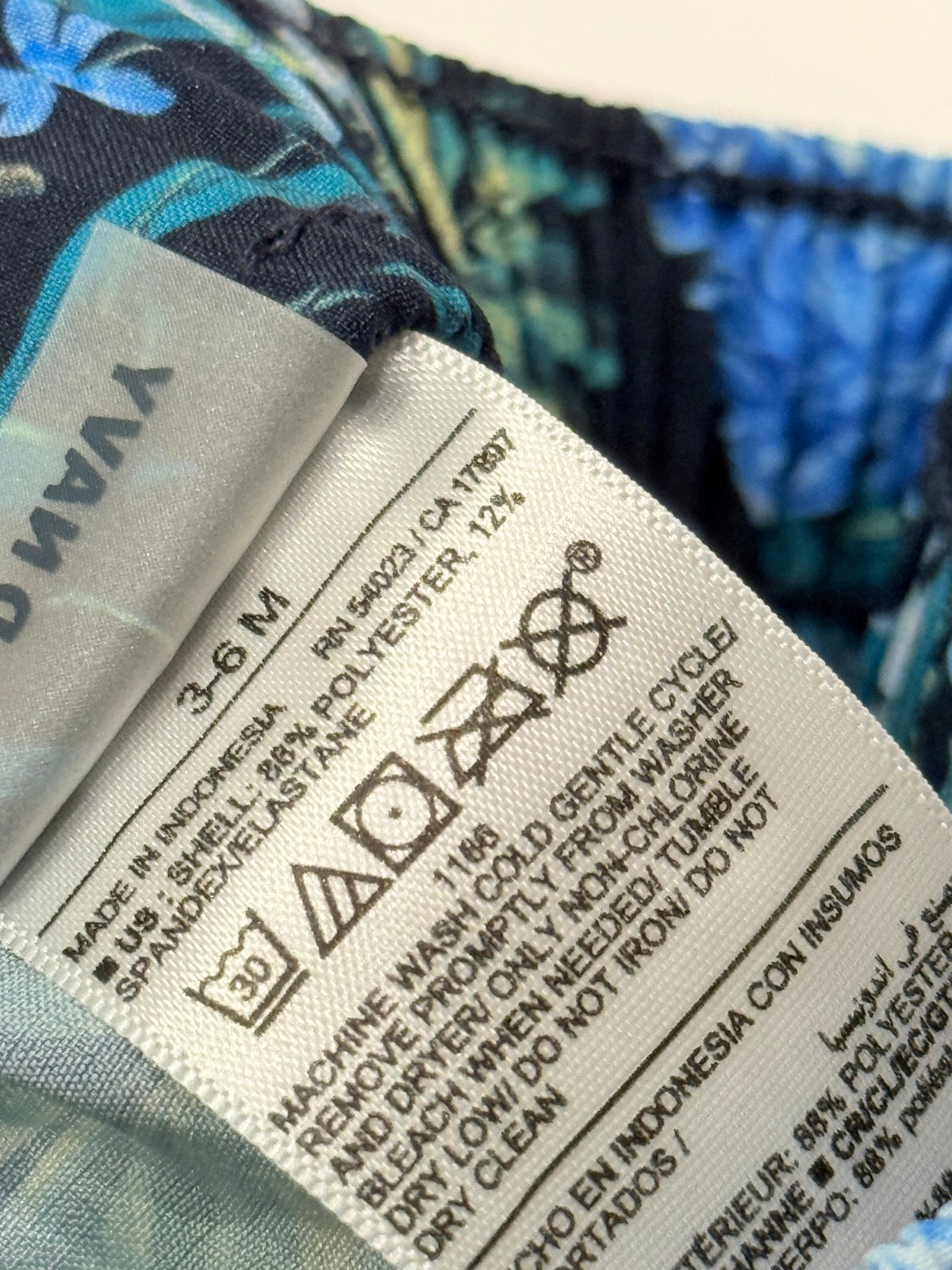 Old Navy Floral Swim Shorts 3-6M