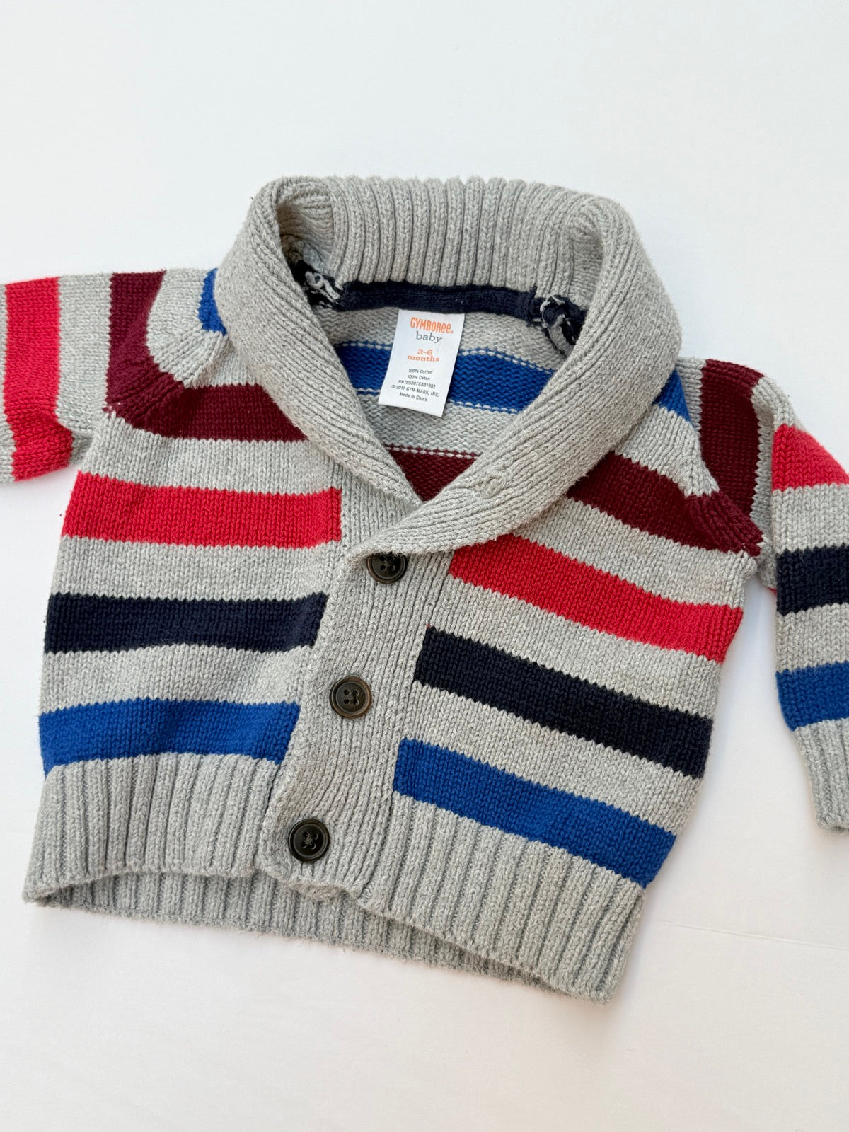 Gymboree Baby Striped Cardigan Sweater 3-6M