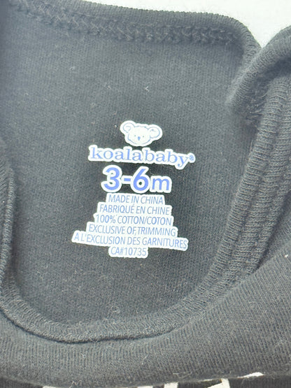 Koala Baby Zebra Long Sleeve Bodysuit 3-6M