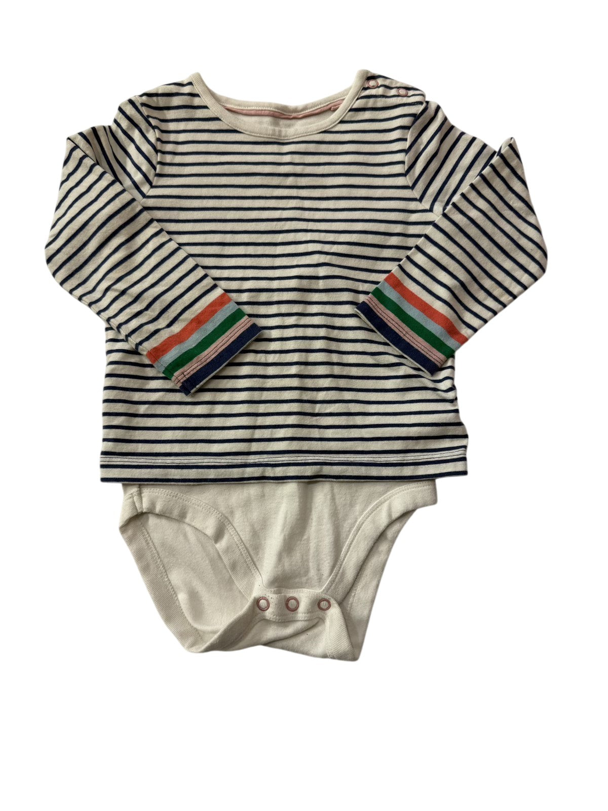 Baby Boden Striped Bodysuit 18-24m
