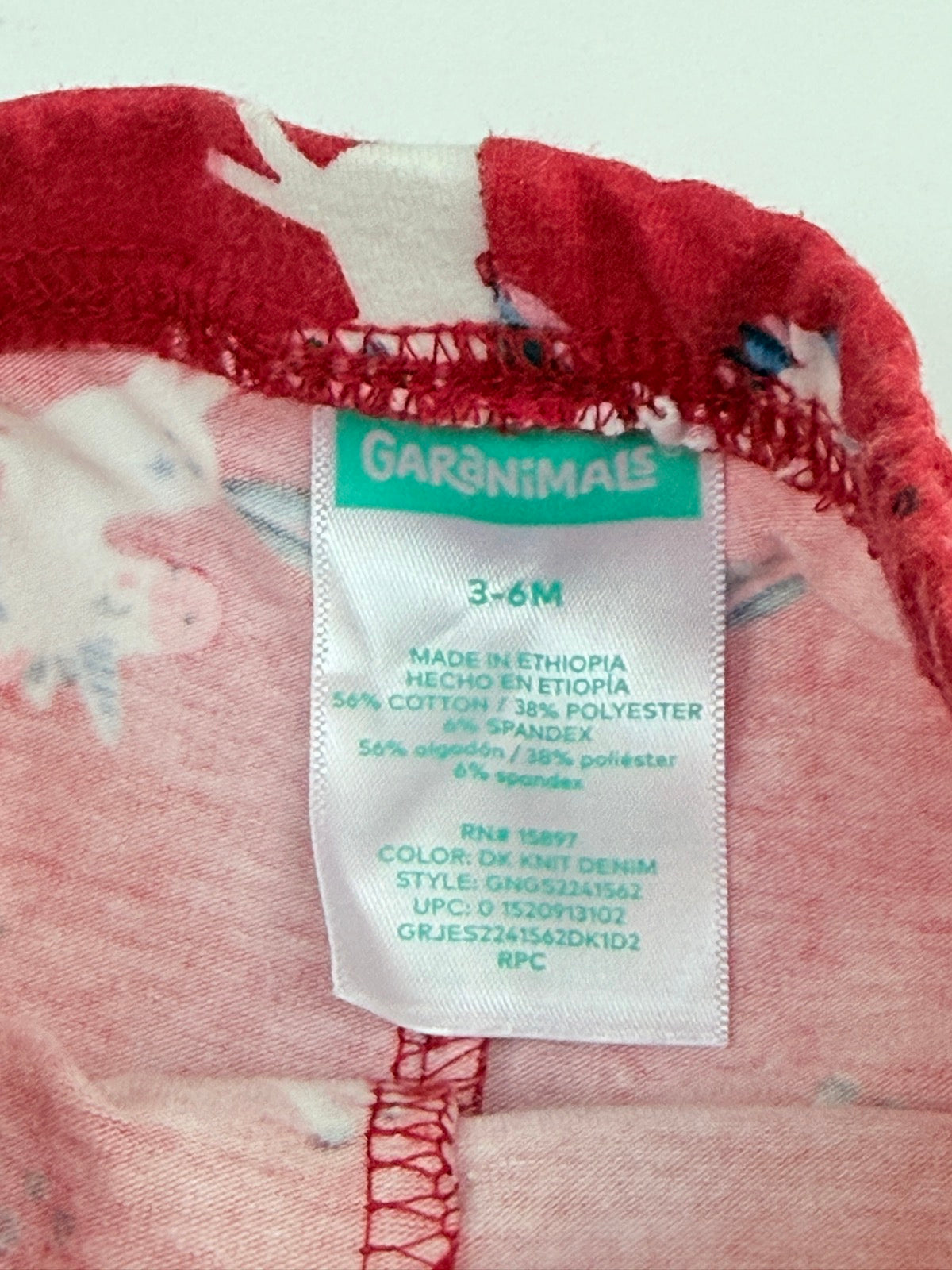 Garanimals Unicorn Print Shorts 3-6M
