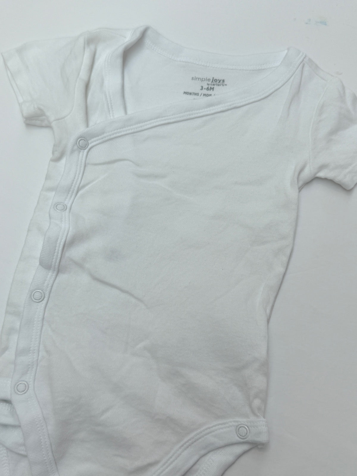 Simple Joys by Carter's White Bodysuit 3-6M