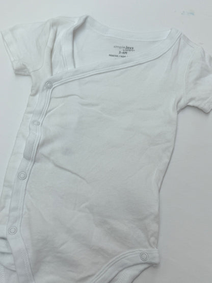 Simple Joys by Carter's White Bodysuit 3-6M