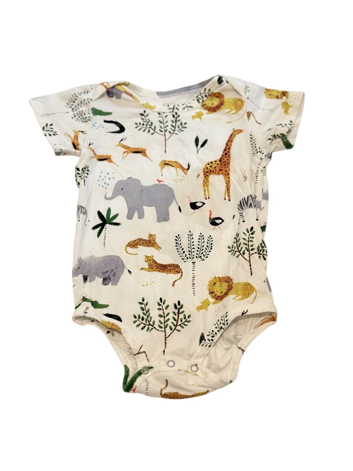 Loulou Lollipop Safari Print Bodysuit 18-24M