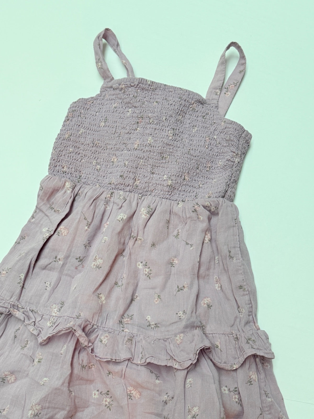 The Children's Place Floral Tiered Dress Size 7/8