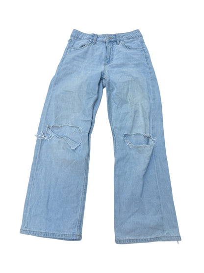 H&M Distressed Wide Leg Jeans Size 8-9Y