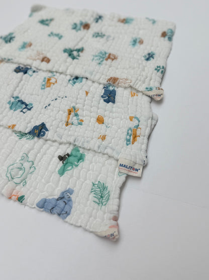 Maliton Muslin Cotton Baby Washcloths Set of 3