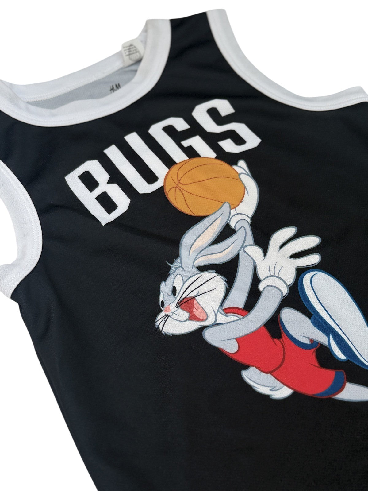 H&M NBA Bugs Bunny Jersey Shorts Set 2-4Y