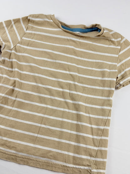 George Beige Striped T-Shirt 3T