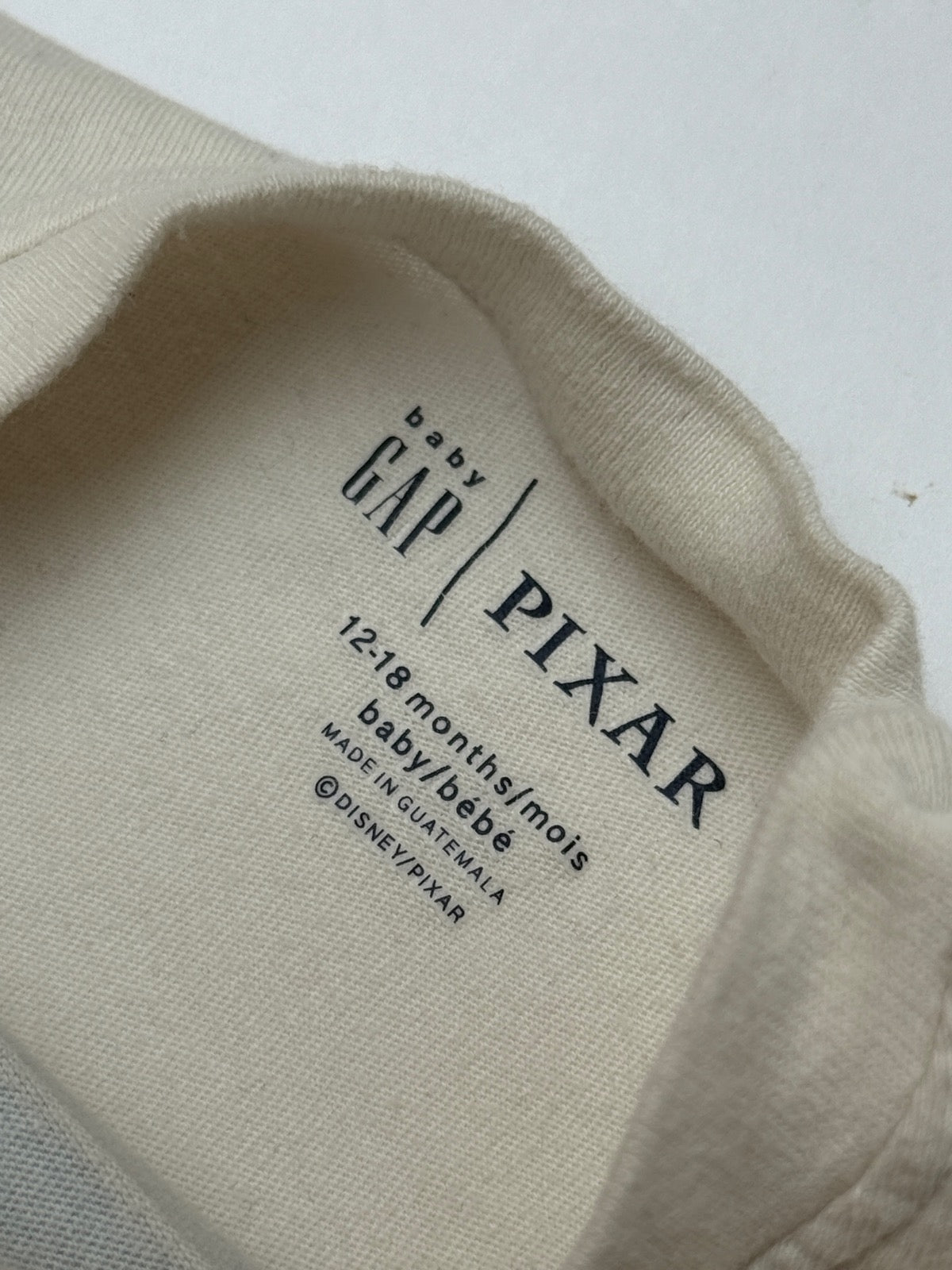 Baby Gap Pixar Cars Long Sleeve Tee 12-18m
