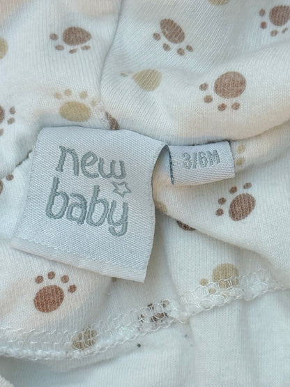 New Baby Bear Hooded Snowsuit 3/6M